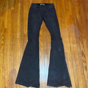 Free People Denim Flare size 24. Black lots of stretch